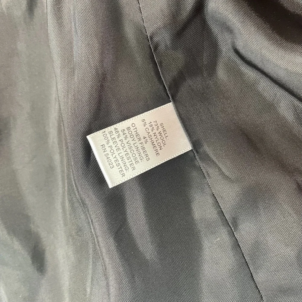 Banana Republic Jacket‎ Coat Men Medium Grey Wool Cashmere Blend Lined Pockets